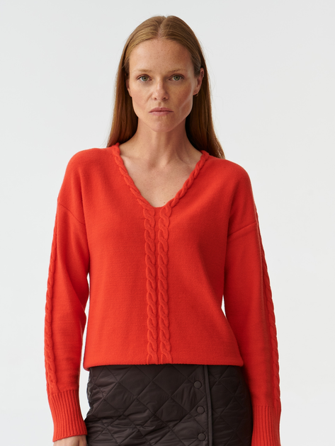 Пуловер жіночий Tatuum POLI T2319.091 M Червоний (5900142275227) - зображення 1