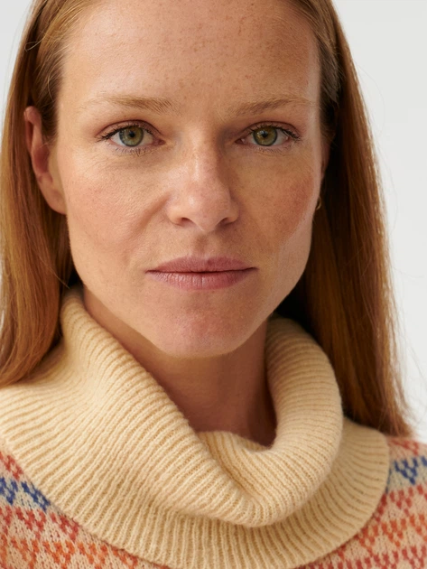 Sweter z golfem damski Tatuum ZAKARDO T2319.089 L Zólty (5900142276521) - obraz 4