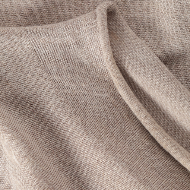 Sweter z golfem damski z wiskozy Tatuum NAVI T2318.097 L Beżowy (5900142260308) - obraz 4