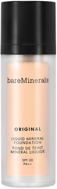 Тональний крем для обличчя bareMinerals Original Liquid Mineral Foundation SPF20 рідка мінеральна основа 01 Fair 30 мл (98132576814) - зображення 1