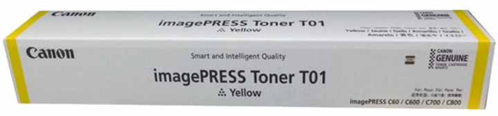 Toner Canon T01 IPC800/700 Yellow (4960999989853) - obraz 1