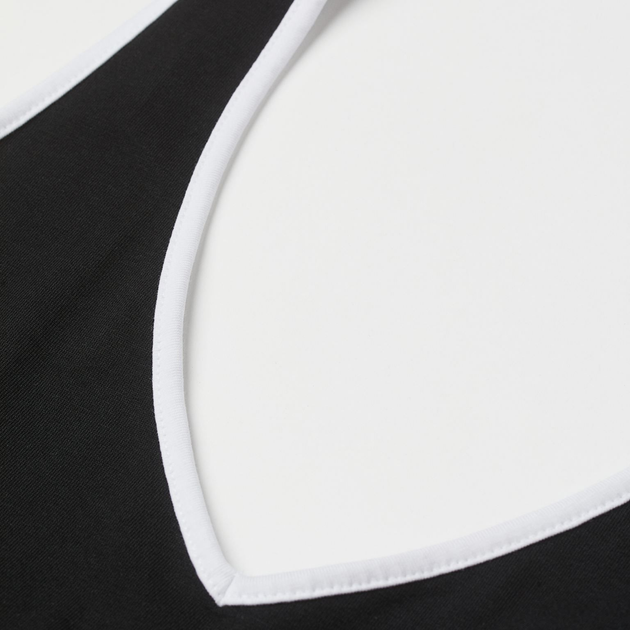 Платье мини летнее женское H&M 9665574ral L Черное (PS2030000285525) - изображение 2