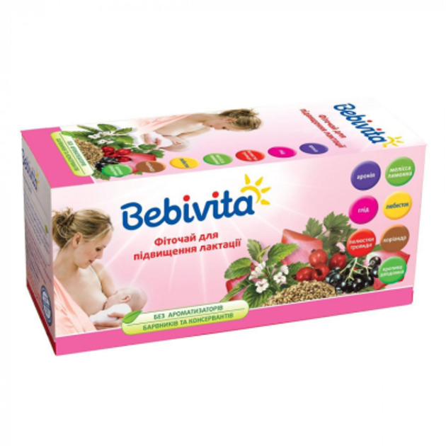 Дитячий чай Bebivita для підвищення лактації, 30 г (4820025490237) - зображення 1