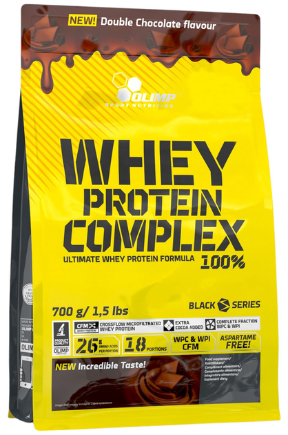 Протеїн Olimp Whey Protein Complex 700 г Подвійний шоколад (5901330063985) - зображення 1