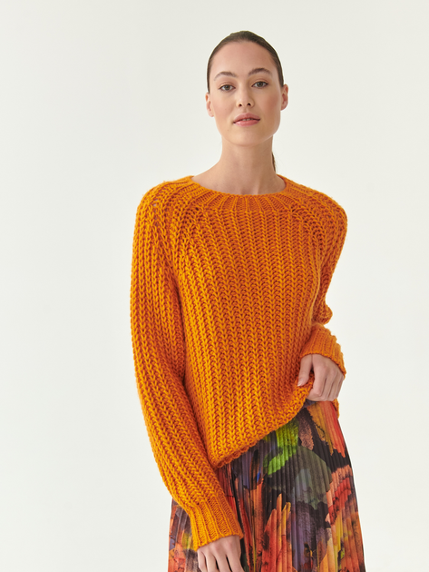 Sweter damski gruby Tatuum NITERO T2217.089 XL Pomarańczowy (5900142163715) - obraz 1