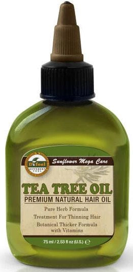 Олія Difeel Premium Natural Hair Tea Tree Oil чайне дерево для волосся 75 мл (711716145069) - зображення 1