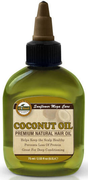 Олія Difeel Premium Natural Hair Coconut Oil кокосовий горіх для волосся 75 мл (711716145083) - зображення 1