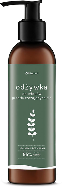 Odżywka Fitomed Szałwia i Rozmaryn do włosów przetłuszczających się 200 g (5907504400181) - obraz 1