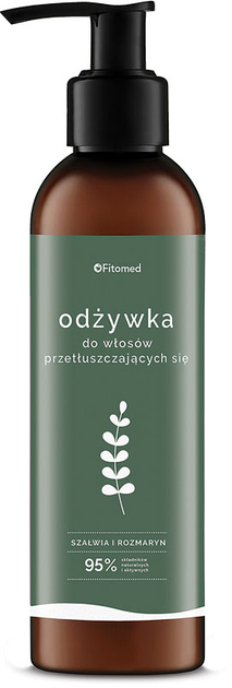 Кондиціонер Fitomed Шавлія та розмарин для жирного волосся 200 г (5907504400181) - зображення 1