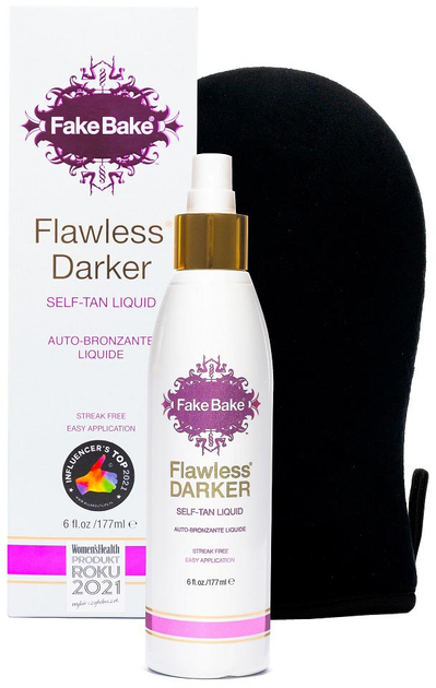 Рідка автозасмага Fake Bake Flawless Darker Self-Tan Liquid + Glove 177 мл (856175000273) - зображення 1
