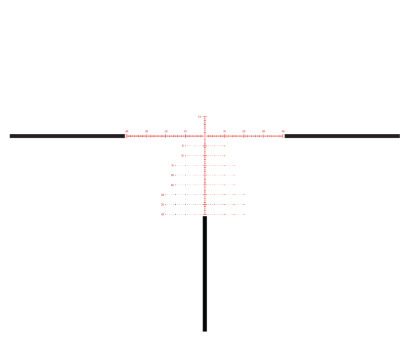 Приціл TRIJICON CREDO 2-10X36 MOA 30MM TREE CROSSHAIR FFP RED - зображення 8