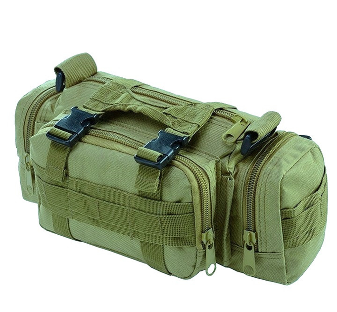 Тактическая, армейская мужская сумка Molle Combat Sachet Edibazzar 30х18х8 см (sum0023912) Хаки - изображение 1