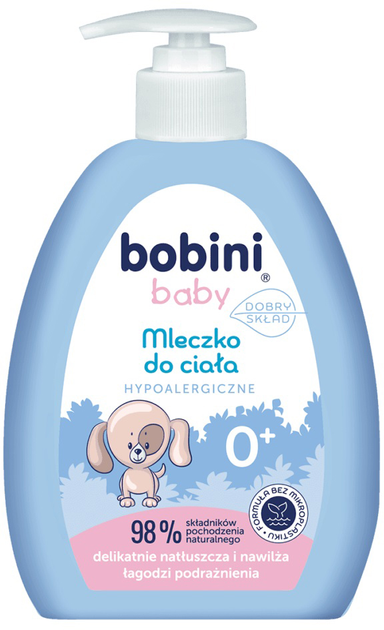 Mleczko do ciała Bobini Baby hypoalergiczne 300 ml (5900931034134) - obraz 1
