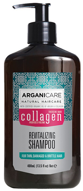 Szampon ArganiCare Collagen rewitalizujący do cienkich włosów 400 ml (7290114145169) - obraz 1