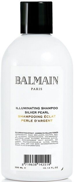 Szampon Balmain Illuminating Shampoo Silver Pearl do włosów blond i siwych korygujący odcień 300 ml (8719638142519) - obraz 1