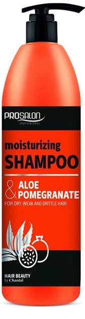 Szampon do włosów Chantal Prosalon Moisturizing Shampoo nawilżający z aloesem i granatem 1000 g (5900249011902) - obraz 1