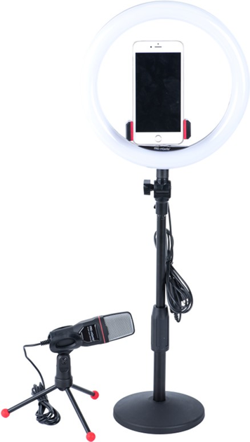 Кільцева лампа зі штативом PRO-mounts Cre8tor Video Kit (114007) (8719274449041) - зображення 1