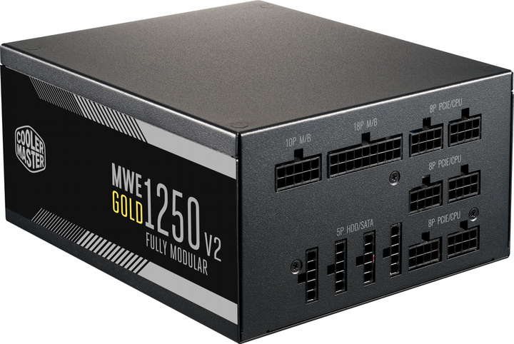 Блок живлення Cooler Master MWE Gold 1250 - V2 Full Modular (MPE-C501-AFCAG-EU) - зображення 1