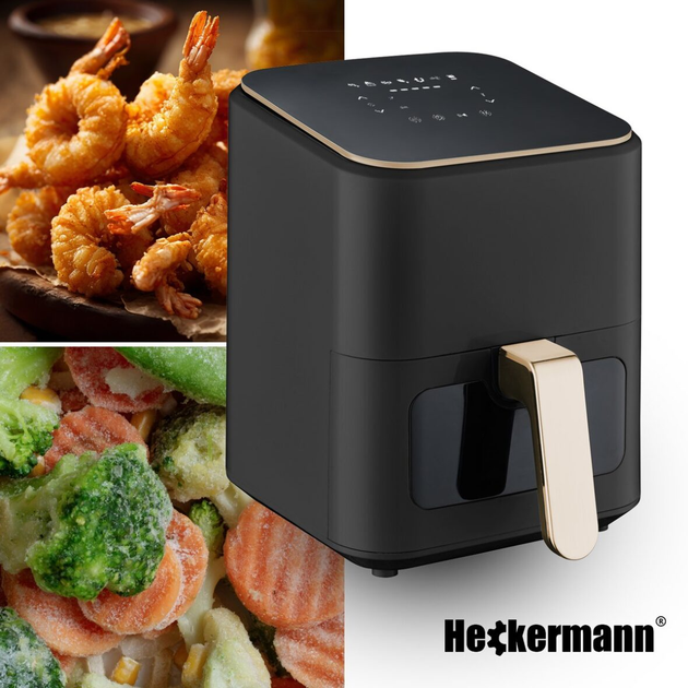 Аерофрітюрниця мультипіч Heckermann RA510D 4л 1800W - зображення 4