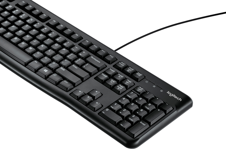 Klawiatura przewodowa Logitech K120 USB OEM (920-002643) - obraz 2