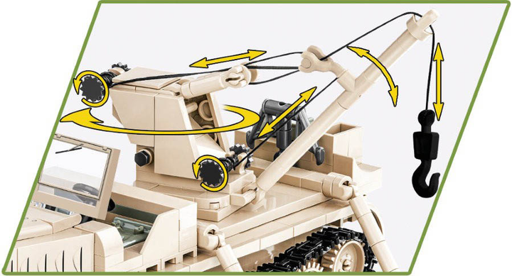 Конструктор Cobi Sd.Kfz. 9/1 Famo 498 деталей (5902251022815) - зображення 4