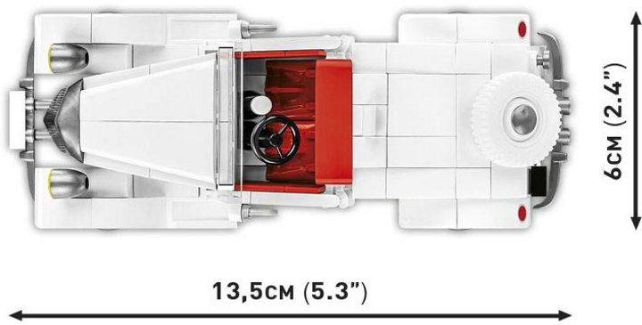 Klocki konstrukcyjne Cobi Citroen Traction 7C 199 elementów (5902251022648) - obraz 4