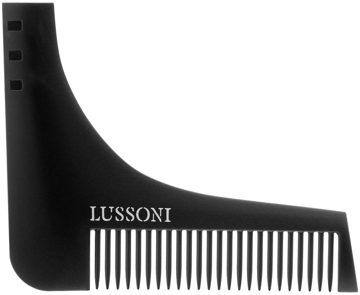 Grzebień do brody Lussoni Barber Comb (5903018917160) - obraz 1