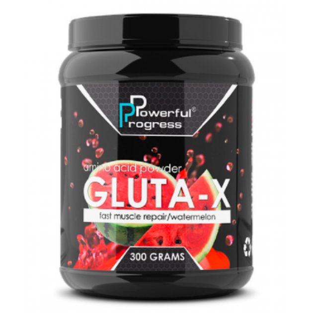 Глютамін Powerful Progress Gluta-X кавун, 300 г
