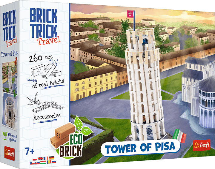 Конструктор Trelf Brick Trick Tower of Pisa 260 деталей (5900511616101) - зображення 1