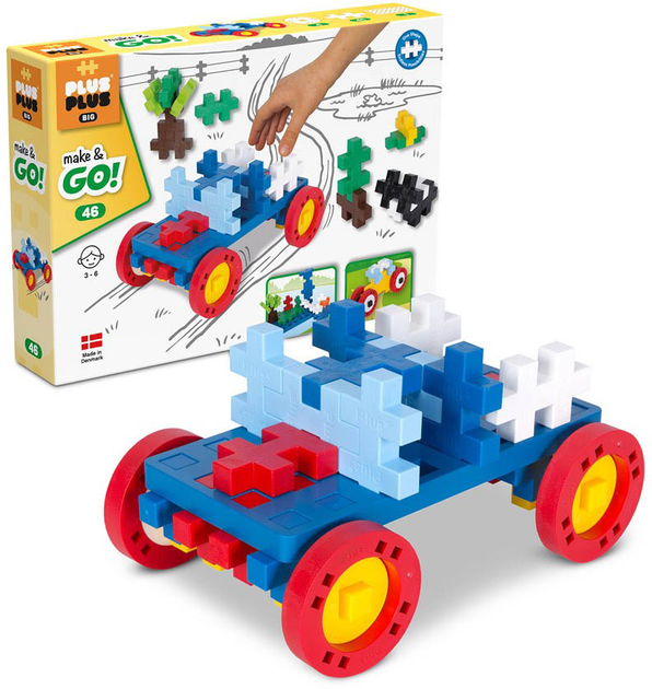 Конструктор Plus-Plus Big Make Go 46 деталей (5710409201193) - зображення 3