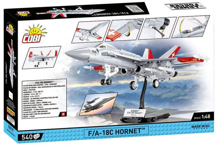 Конструктор Cobi F/A-18C Hornet Armed Forces 540 деталей (5902251058197) - зображення 1