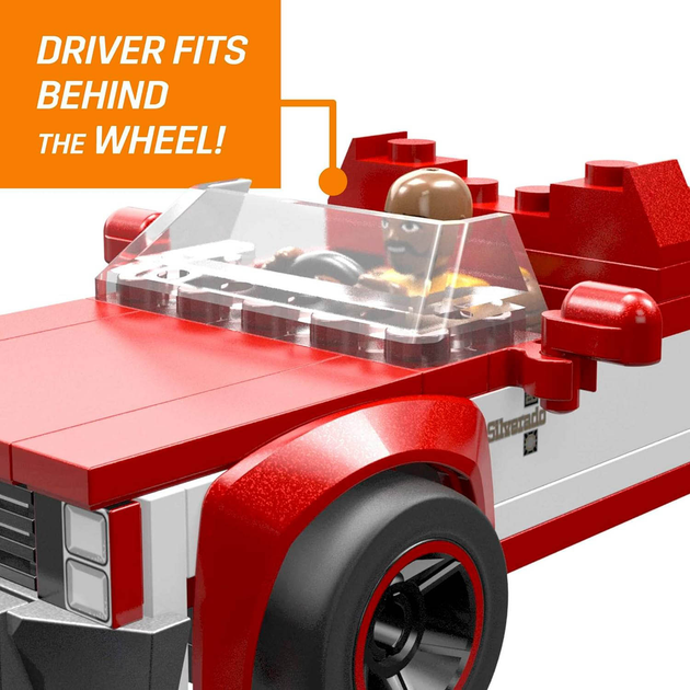Конструктор Mega Bloks Hot Wheels 83 Chevy Silverado 89 деталей (194735071326) - зображення 3