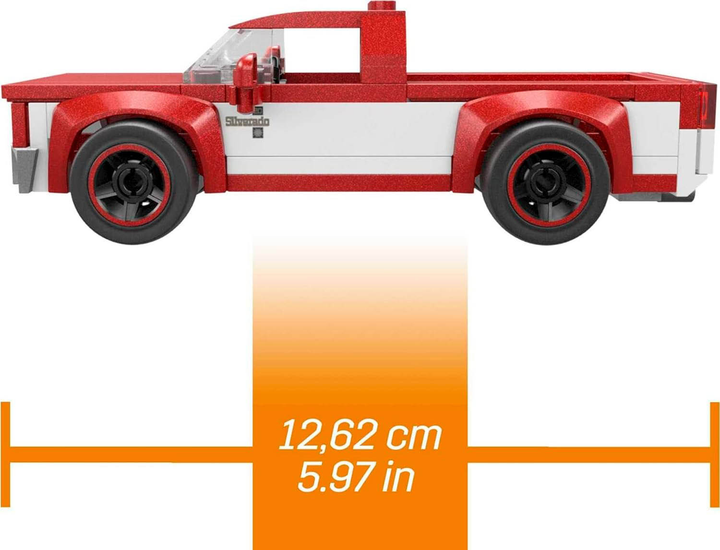 Конструктор Mega Bloks Hot Wheels 83 Chevy Silverado 89 деталей (194735071326) - зображення 4