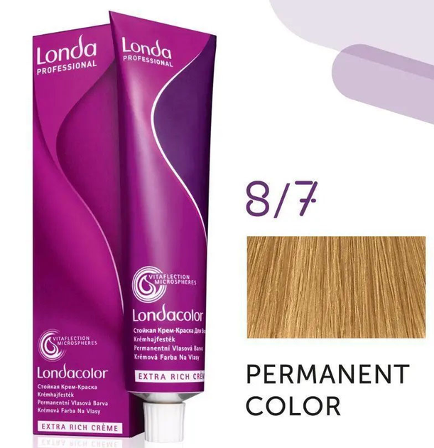 Farba do włosów Londa Professional Permanent Color Creme Extra Rich permanentna 8.7 60 ml (4064666217253) - obraz 1