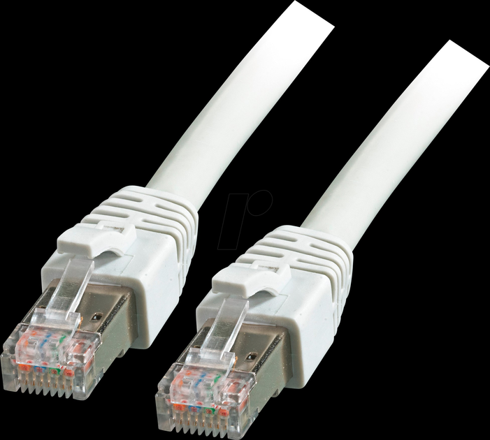 Patchcord EFB-Elektronik Cat 8 S/FTP 1 m Grey (4049759215422) - obraz 1