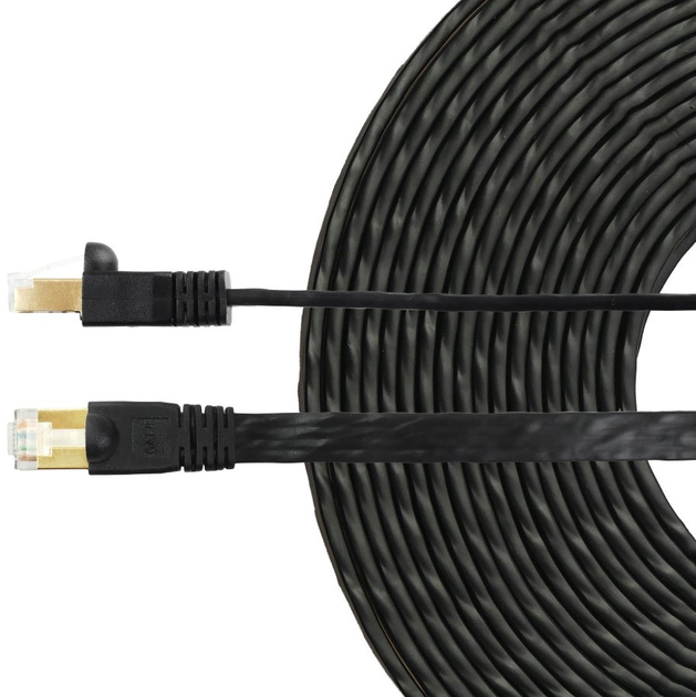 Patchcord Edimax U/FTP Cat 8 3 m Black (4717964703958) - obraz 1