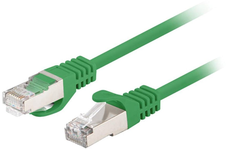 Патч-корд Lanberg FTP Cat 6 0.25 м Green (5901969436365) - зображення 1