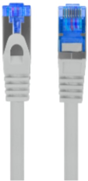 Patchcord Lanberg S/FTP Cat 6a 0.25 m Grey (5901969435092) - obraz 1