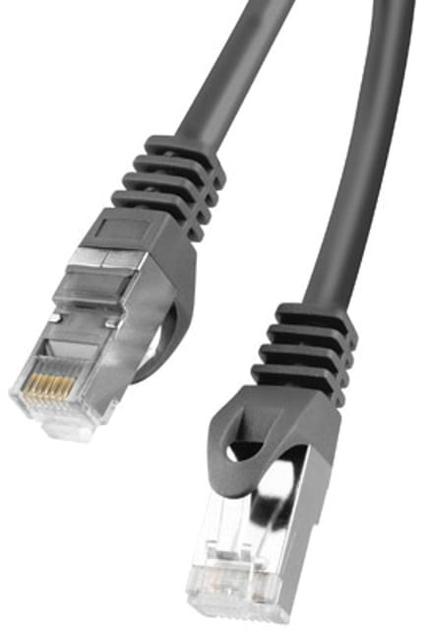 Patchcord Lanberg FTP Cat 6 30 m Black (5901969428018) - obraz 1