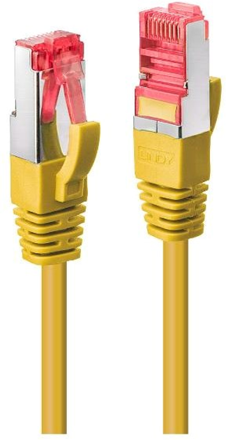 Patchcord Lindy Cat 6 S/FTP 1 m Yellow (4002888477628) - obraz 1