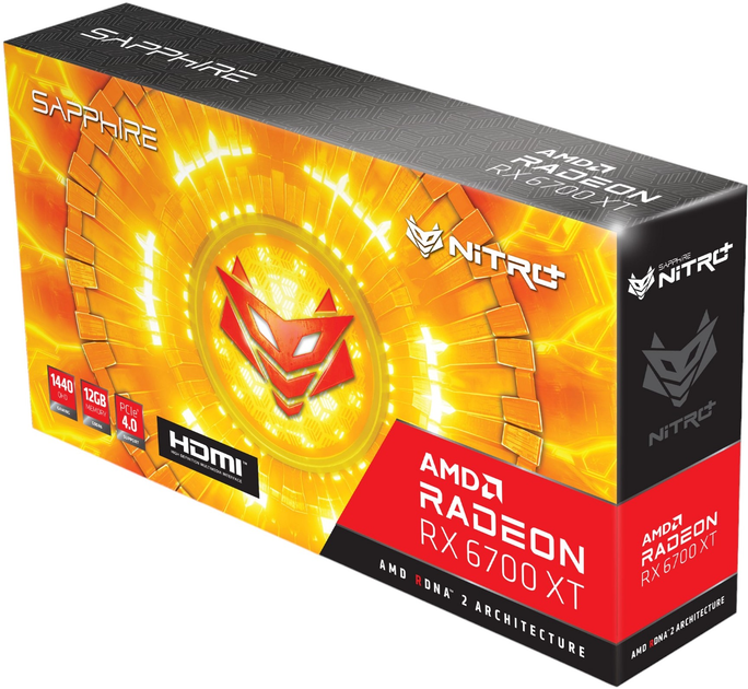 Karta graficzna Sapphire PCI-Ex Radeon RX 6700 XT Nitro+ 12GB GDDR6 (192bit) (2548/16000) (HDMI, 3 x DisplayPort) (11306-08-20G) - obraz 6