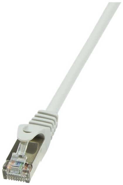 Patchcord LogiLink Cat 5e F/UTP 15 m Grey (4052792025071) - obraz 1