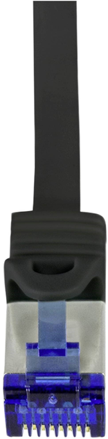 Patchcord LogiLink Cat 6a S/FTP Ultraflex 3 m Black (4052792055948) - obraz 3