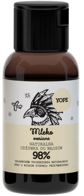 Odżywka do włosów normalnych Yope Mleko Owsiane naturalna mini 40 ml (5900168902091) - obraz 1