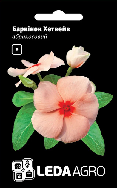 Семена барвинка Хетвейв, абрикосовая, 10 шт, HemGenetics, семена Леда ...