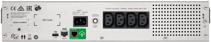 UPS APC Smart-UPS C 1500 VA LCD do montażu w szafie (SMC1500I-2U) - obraz 3