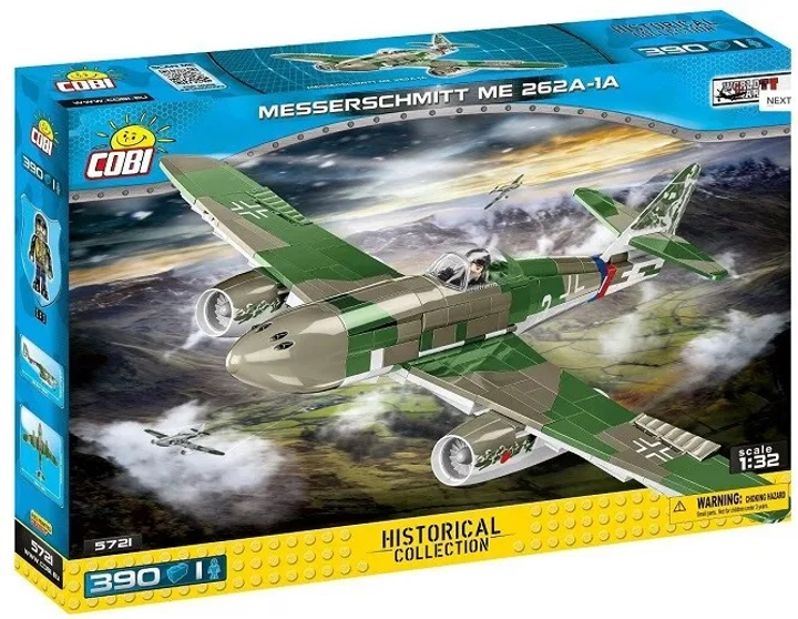 Konstruktor Cobi Historical Collection World War II Messerschmitt ME262 A 1A 390 elementów (5902251057213) - obraz 1