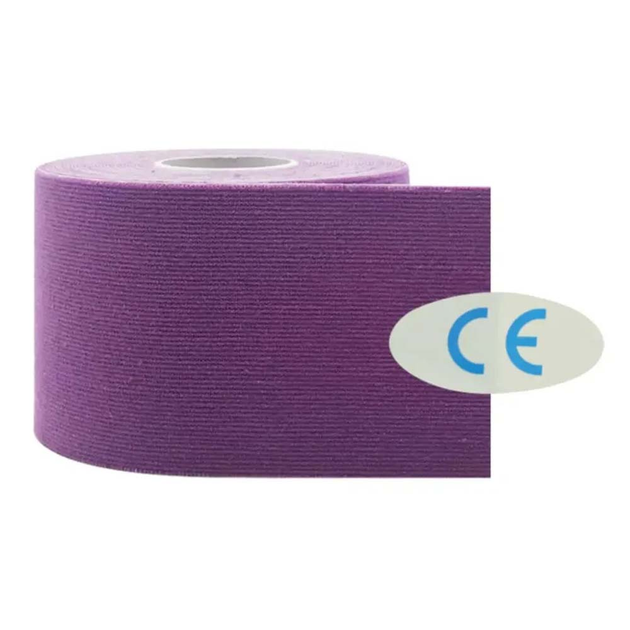 Пластырь Кинезио тейп для тейпирования Kinesiology Tape Фиолетовый - изображение 2