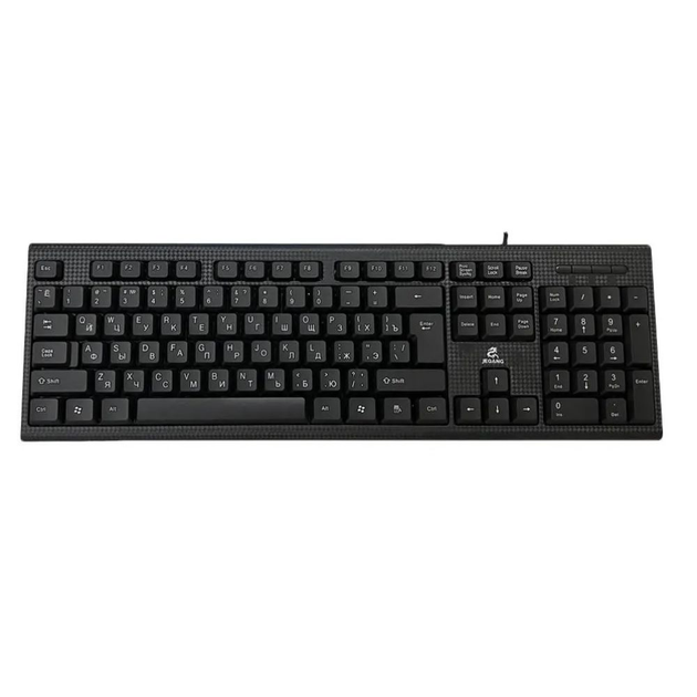 Клавиатура JEQANG JK-906 / кабель длиной 1.2м / Чёрная - изображение 1