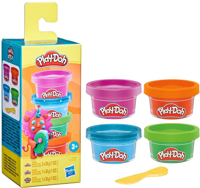 Zestaw plasteliny Hasbro Play-Doh 4 szt (5010994196547) - obraz 2